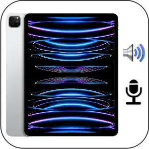 iPad Pro 12.9 (2022) reparación sonido averiado