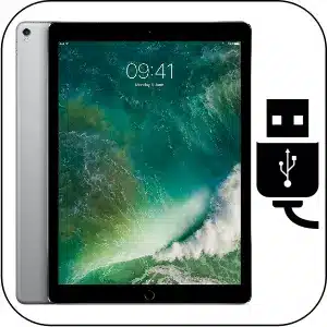 iPad Pro 12.9 reparación conector de carga roto