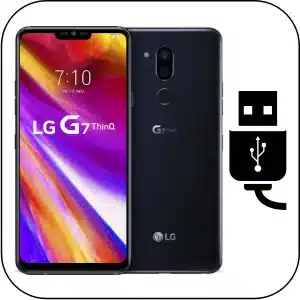 Lg G7 Thinq reparación conector de carga roto