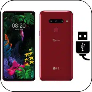 Lg G8 Smart Green Thinq reparación conector de carga roto