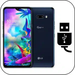 Lg G8X Thinq reparación conector de carga roto