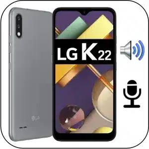 Lg K22 reparación sonido averiado