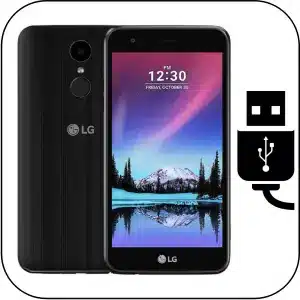 Lg K4 2017 reparación conector de carga roto