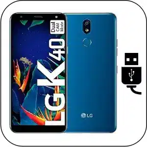 Lg K40 reparación conector de carga roto