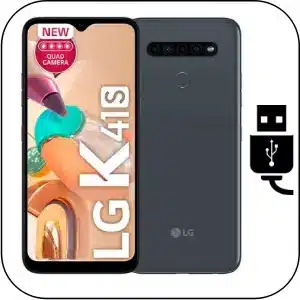 Lg K41S reparación conector de carga roto