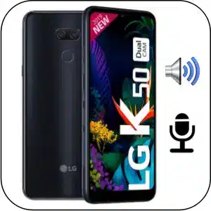 Lg K50 arreglar problema de sonido