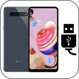 Lg K51S cambiar conector de carga roto