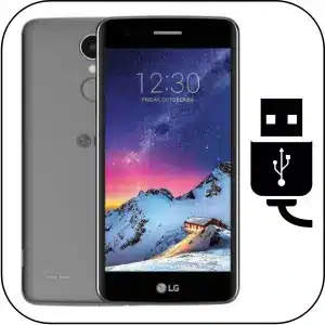 Lg K8 2017 cambiar conector de carga roto
