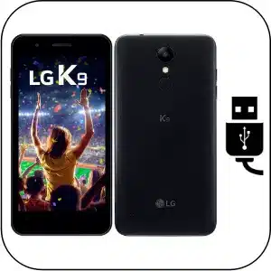 Lg K9 cambiar conector de carga roto