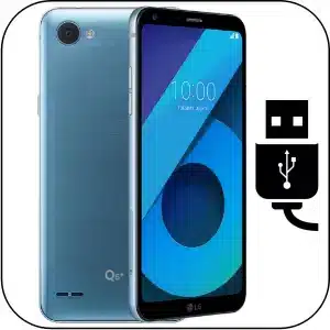 Lg Q6 Plus arreglar conector de carga roto