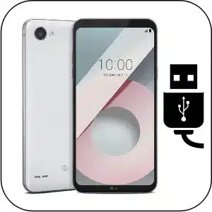 Lg Q6 arreglar conector de carga roto