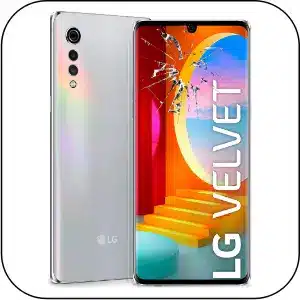 Lg Velvet 4G reparación pantalla rota