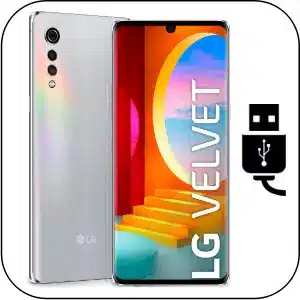 Lg Velvet 4G arreglar conector de carga roto