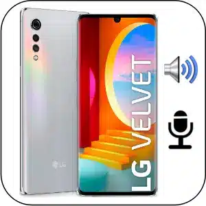 Lg Velvet 4G reparar fallo sonido