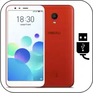 Meizu M8C arreglar conector de carga roto