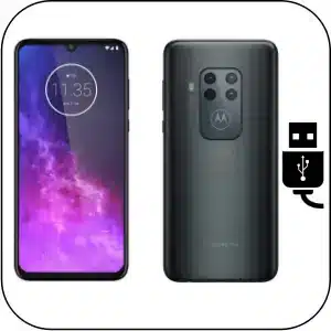 Motorola One Zoom cambiar conector de carga roto