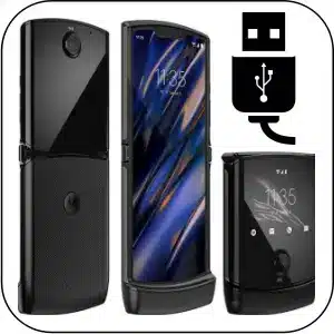 Motorola Razr 2019 cambiar conector de carga