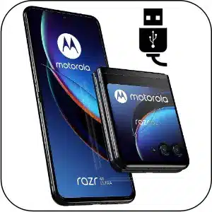 Motorola Razr 40 cambiar conector de carga