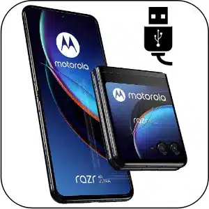 Motorola Razr 40 Ultra cambiar conector de carga