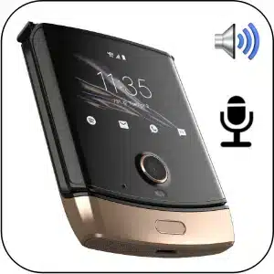 Motorola Razr 5G reparar fallo sonido