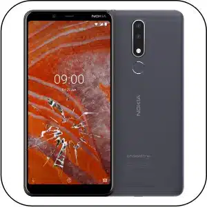 Nokia 3.1 plus reparación pantalla rota