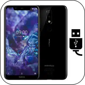 Nokia 5.1 Plus arreglar conector de carga roto