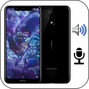 Nokia 5.1 Plus reparar fallo sonido