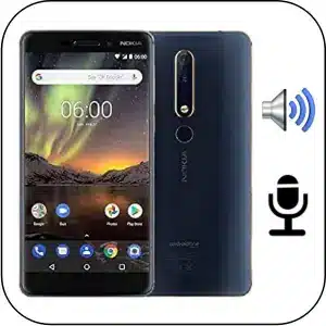 Nokia 6.1 reparar fallo sonido