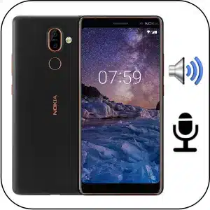 Nokia 7 Plus reparar fallo sonido