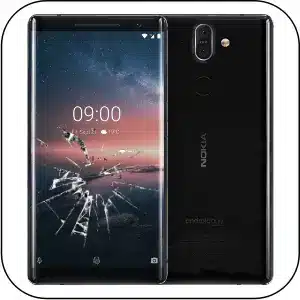 Nokia 8 sirocco arreglar pantalla rota