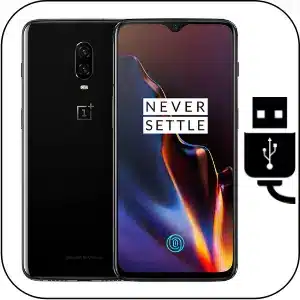 OnePlus 6T cambiar conector de carga roto