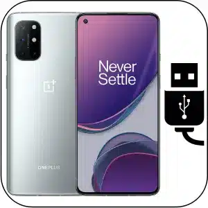 OnePlus 8T cambiar conector de carga roto