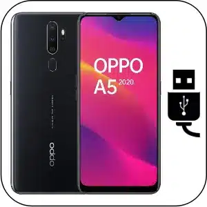 Oppo A5 2020 reparar conector de carga roto