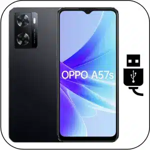 Oppo A57S reparar conector de carga roto