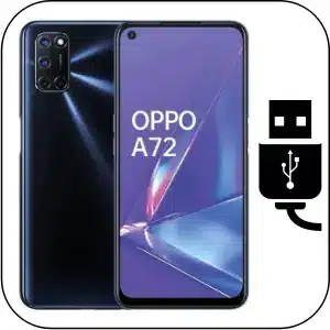 Oppo A72 reparar conector de carga roto