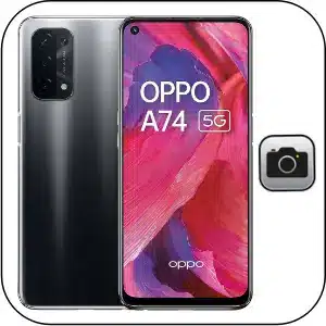 Oppo A74 5G reparación cámara rota