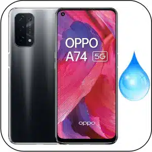 Oppo A74 5G solucionar teléfono mojado