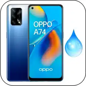 Oppo A74 solucionar teléfono mojado