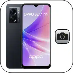 Oppo A77 5G reparación cámara rota