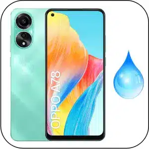 Oppo A78 solucionar teléfono mojado