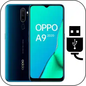 Oppo A9 2020 reparar conector de carga roto