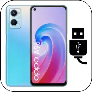 Oppo A96 reparar conector de carga roto