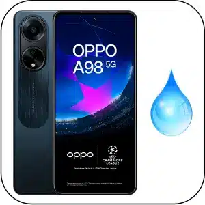 Oppo A98 5G solucionar teléfono mojado