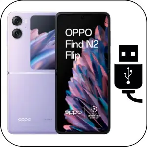 Oppo Find N2 Flip arreglar conector de carga roto