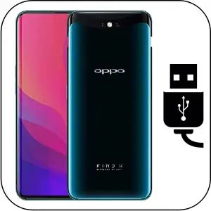 Oppo Find X arreglar conector de carga roto