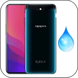 Oppo Find X arreglar teléfono mojado