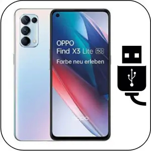 Oppo Find X3 Lite arreglar conector de carga roto