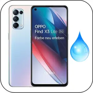 Oppo Find X3 Lite arreglar teléfono mojado