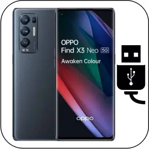 Oppo Find X3 Neo arreglar conector de carga roto