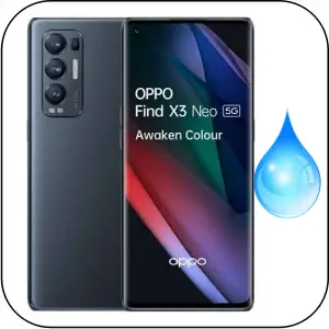 Oppo Find X3 Neo arreglar teléfono mojado